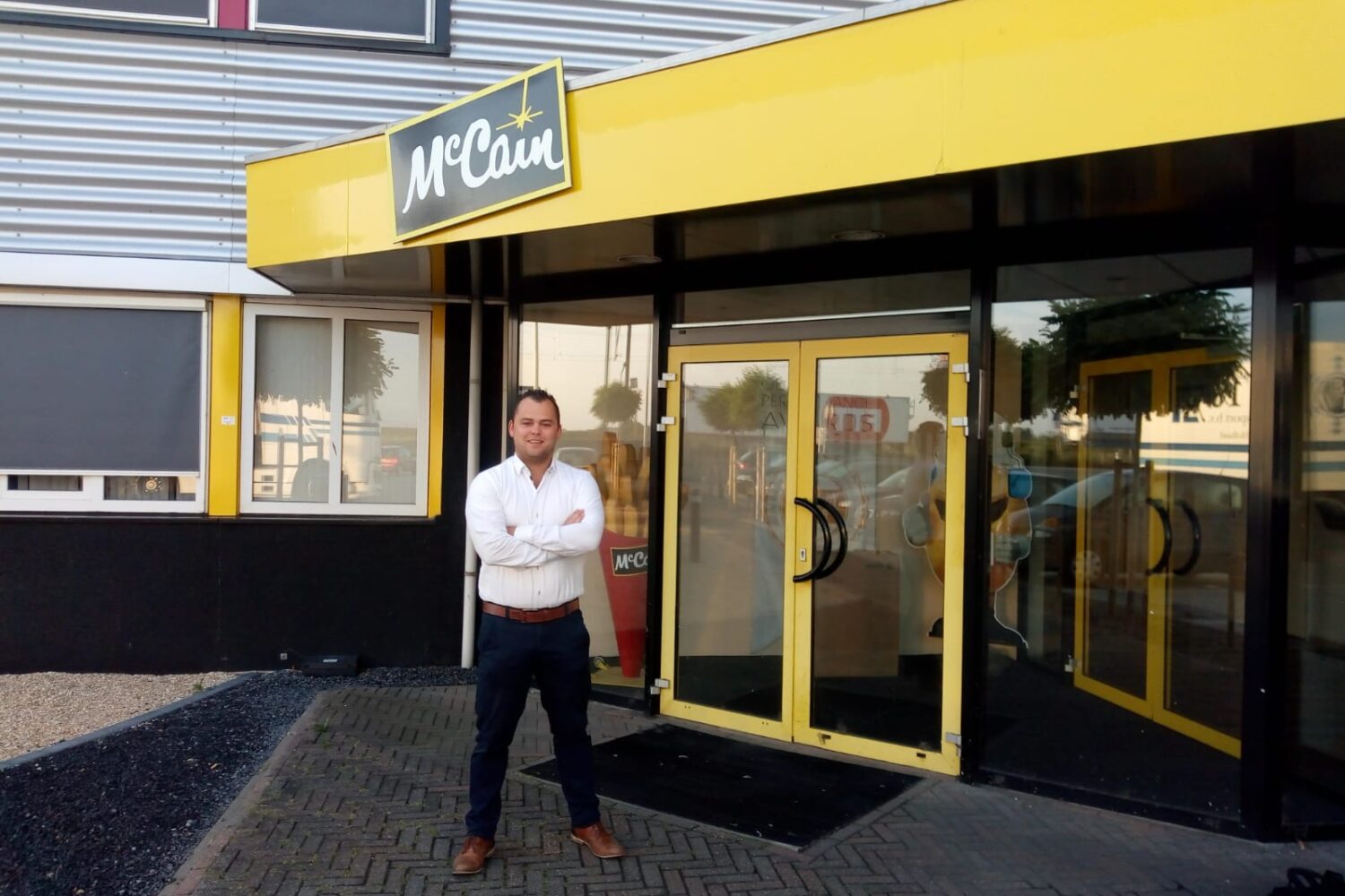 Jordy Jongenelen, interim Financial bij Laudame bij zijn opdracht bij McCain